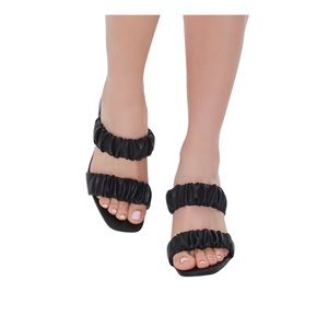 Forever 21 Ruched Block Heels